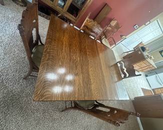 Table downsized- comes with 6 chairs 