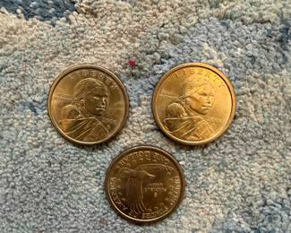 2000 Sacagawea dollar coins 
