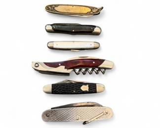 Vintage switchblades/pocket knives 