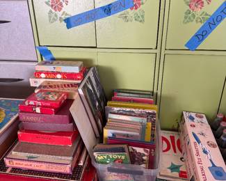 Vintage board games , etc. 