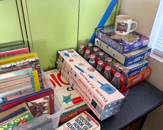 Vintage games, books, misc. 