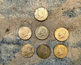 1960’s JFK half dollars 