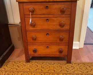 Childs' 4 drawer chest 19th c.