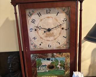 Antique decorative table clock