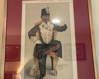 Framed Spy print of Sultan