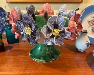Avatar Pottery, Derbra Bettencourt Peony bowl