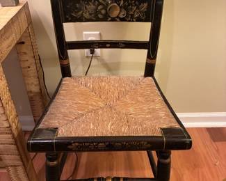 one of two fancy Hickock Chairs, great condition