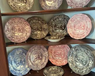 Part of Collection of historical Staffordshire "Millenium" pattern