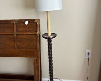 Barley twist floor lamp