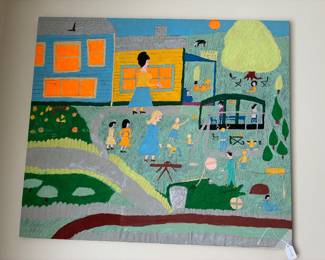 Floretta Emma Warfel PA. Folk Art Painting