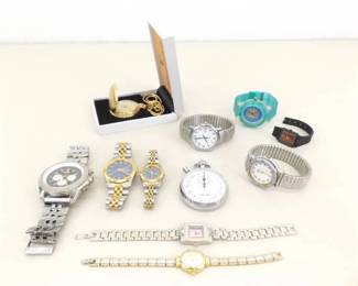 Lot of Vintage Wrist Watches and a Pocket Watch