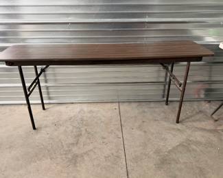 Wood Top Folding Table