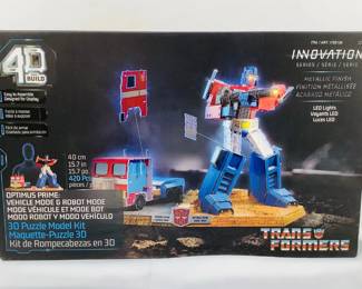NEW! Transformers Optimus Prime 4D Build