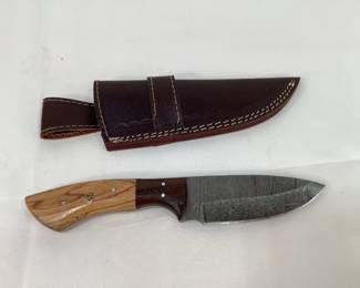 Damascus Hunting Knife