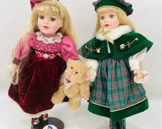 BK Collectibles Porcelain Dolls