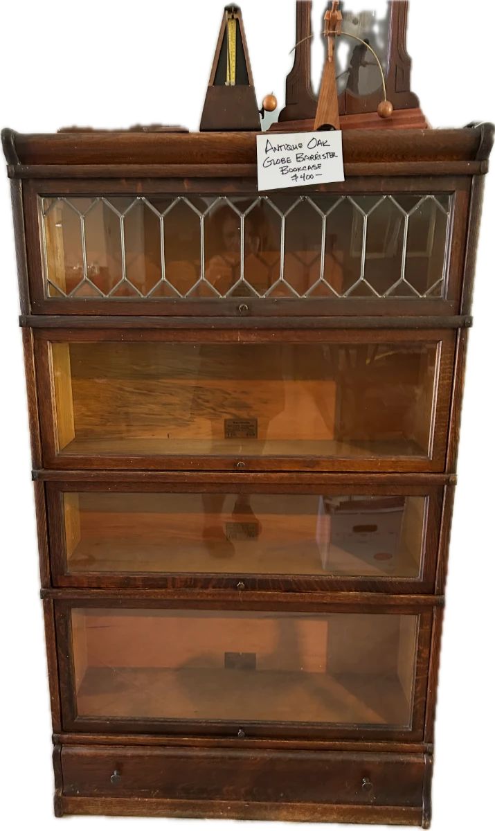 Bookcase with Leaded Glass