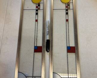 Frank Lloyd Wright sun catchers.....