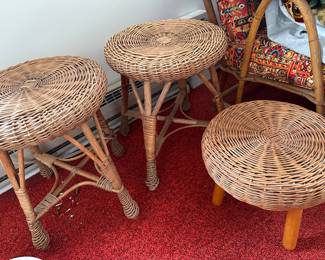 Wicker Stools