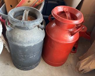 2 Vintage Milk Jugs