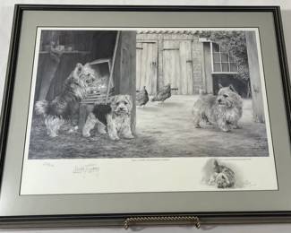 limited edition print titled Rags, Tatters  Gentleman George by artist Mike Sibley,