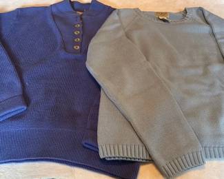 LL Bean Cotton Sweaters 2 Size Medium