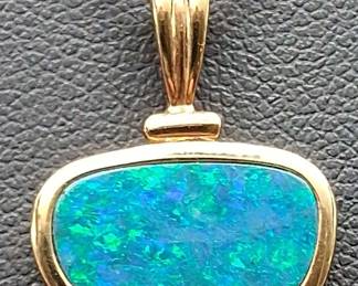 14k Gold Necklace Earring Set