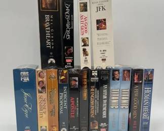 Sealed VHS Movie Lot  Assorted Films Collection Many New