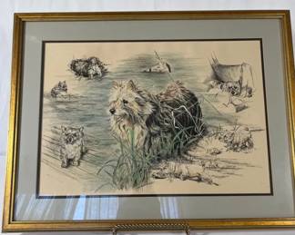 Hand Signed Sketch By Artist