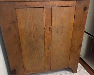 Wood Cabinet With Shelves