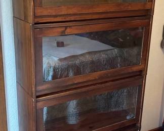 Law Office Wood Bookcase Set 4 Pieces