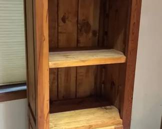 Solid Oak Bookcase Texas Star Rustic Decor