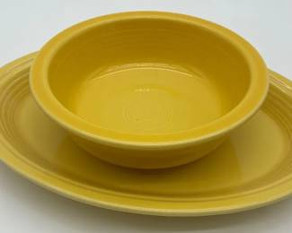 Fiestaware Serving Set ,Platter And Bowl