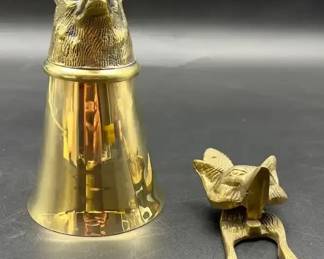 Brass Bell And Door Knocker