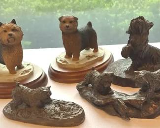 Norwich Terrier Sculptures