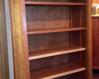 Martin Yoder Amish Solid Oak Bookcase WAdjustable Shelves Hand Crafted