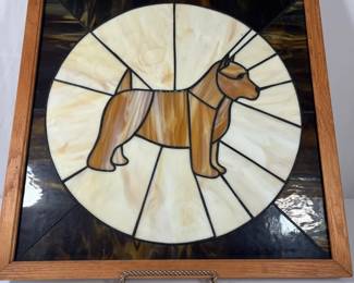 Stained Glass Norwich Terrier