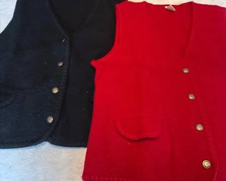 Lands End Size 10 Sweater Vest 2 Wool