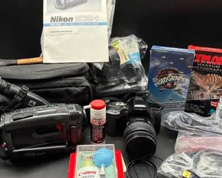 minolta Nikon Camera Lot Videostill