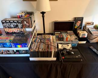 VHS and DVD's