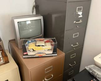 Several File Cabinets