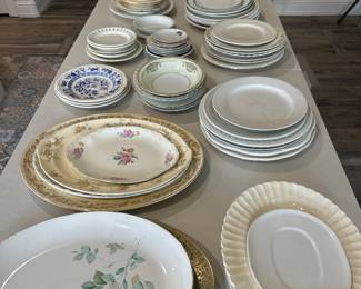 Vintage plates