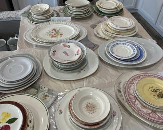 Vintage Plates Curated for Wall Display