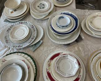 Curated Vintage Plate Sets for Display