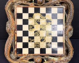 Dragon And Warrior Style Decorative Chess Board