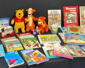 Winnie The Pooh  Tiger Plushies  Golden Books  Sesame Street Disney  More Childrens Lot