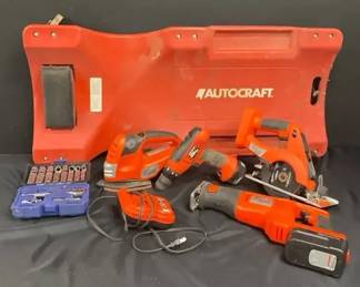 Black  Decker Firestorm  Drill  Reciprocating Saw  Sander  Circular Saw  Creeper  Kobalt
