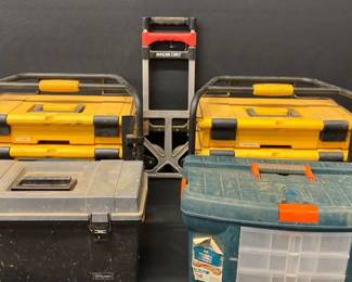 Plano, Master Mechanic, Zag Tool Boxes And Hand Cart
