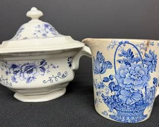 Blue And White Charlotte Royal Ironstone