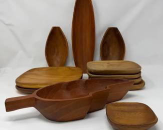 Wooden Serving Pieces And Plates