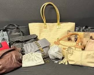 Womens Fashion Handbags Variety Lot Fossil, Lauren, Perry Ellis And More